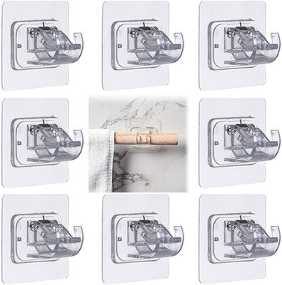 Xena White Curtain Hooks(Pack of 8)