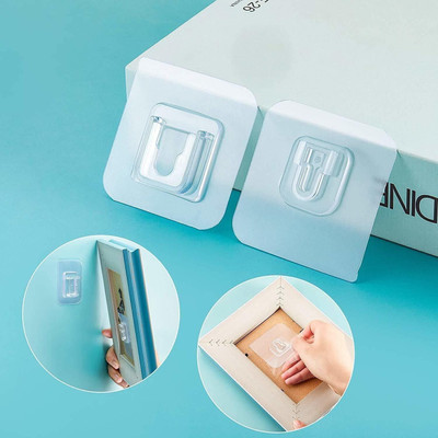 SJK (Pack of 30) Self-Adhesive WALL MOUNTED Male Female Hook 1.88 Hook 1(Pack of 30)