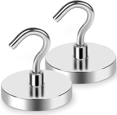viradiyaom Hanging keys,spoons & dress on any metal surface Swivel Hook 2(Pack of 2)