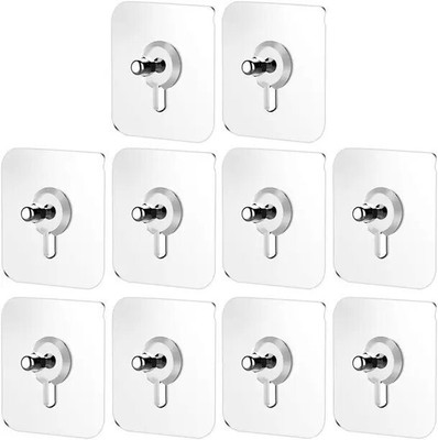 VRDH (PACK OF 10)Multipurpose use bathroom and kitchen storage hook 1X107 Hook 1(Pack of 1)