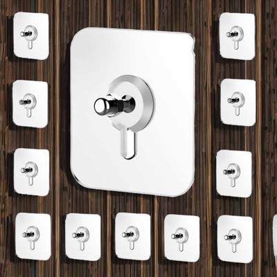 Fashion Ponit Door, Cabinet, wall, Bedroom, Kitchen, Office, Living Room, Home, Photo frame Hook 10(Pack of 10)