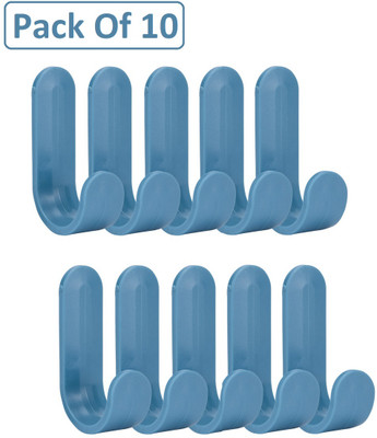 Satpurush Wall Hooks for Hanging Hooks Adhesive for Hanging Keys Coats Bags Ceiling Hook Hook 10(Pack of 1)