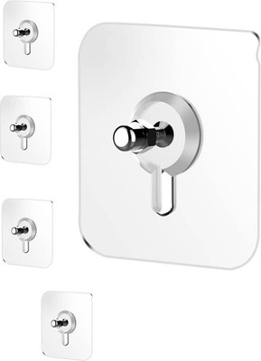 SJK (PACK OF 10)Multipurpose use bathroom and kitchen storage hook Hook 10(Pack of 1)