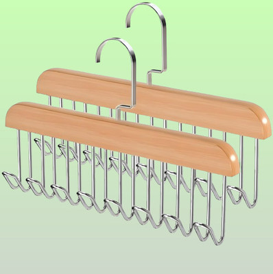 Vaynse 8 HOOK WOODEN HANGER STORAGE HANGERS Hook 8(Pack of 2)