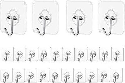 VRDH (Pack of 10) New ABS Hook Towel Hanger for Kitchen/Bathroom/Utensil PINX20.289 Hook 10(Pack of 1)