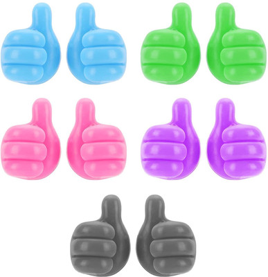 TSS Thumb Wall Hooks (Pack of 10) Hook 10(Pack of 10)