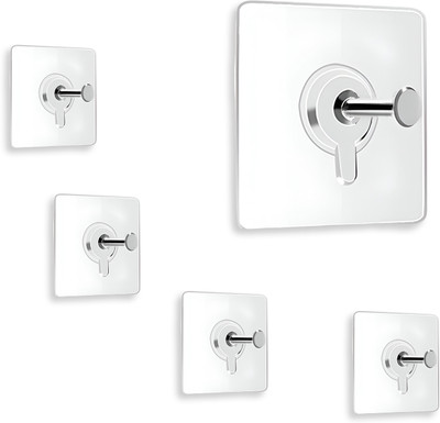 DALUCI Strong Adhesive Photo Frame Wall Hooks Sticky Hanger Holder for Home Hook 5(Pack of 5)