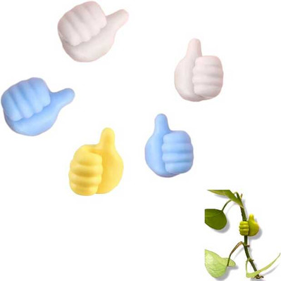 Mummasi Self adhesive Thumb hook/Hand hook/Cable hook Hook 10(Pack of 10)