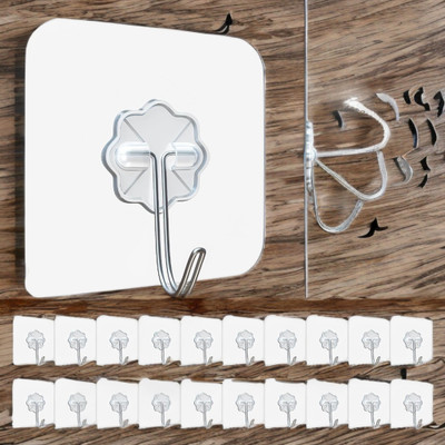 SJV Door, Cabinet, wall, Bedroom, Kitchen, Office, Living Room, Home, Photo frame Hook 20(Pack of 20)