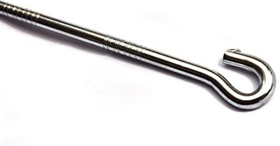 MARSHLAND Metal Hanging Rod Heavy Duty for Multipurpose Swivel Hook 2(Pack of 1)