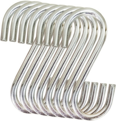 MOONENTERPRISES 6 PCs Stainless Steel S Hook For Hanging, Multipurpose Use Hook Hook 6(Pack of 6)