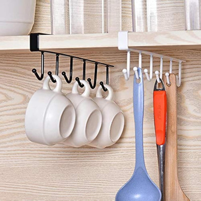 BloomiX 6 Metal Door Hook Organiser/Hook Hanger Suitable for Room Hook 6(Pack of 1)