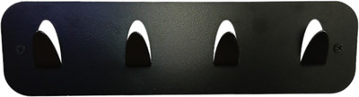 LEN DEN Pack Of 1, Hooks For Hanging keys,Clothes,towel. Hook Rail 4(Pack of 1)