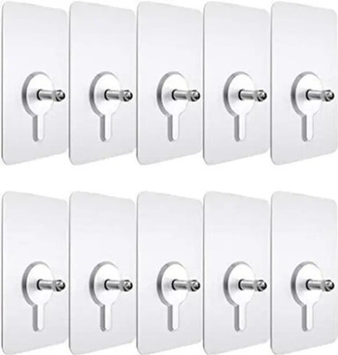 VRDH (PACK OF 10)Multipurpose use bathroom and kitchen storage hook 1X428 Hook 1(Pack of 1)
