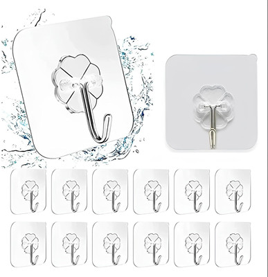 WUUP Heavy Duty Sticky Hooks for Hanging Hook 20(Pack of 20)