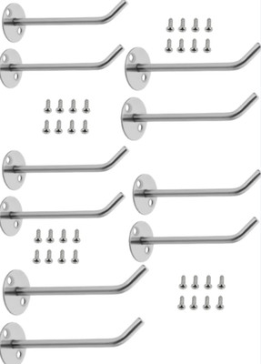 upalabdh 6 Inch Display Hook Hanger for Showroom/Mobile Shop/Wall Mount/Clothes Hook 1(Pack of 10)