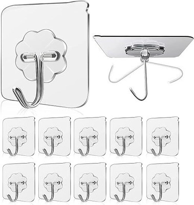 DOLPHINWINGS multipurpose_hooks_10 Hook 10(Pack of 10)