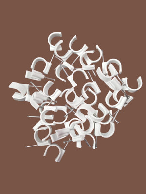 ABC Hook size 20mm Clips with Metal Nails Hook 100 pic Hook 100(Pack of 1)