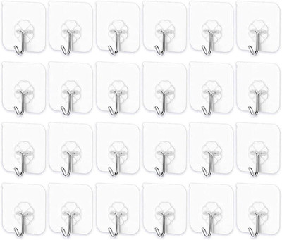 VRDH (Pack of 10) New ABS Hook Towel Hanger for Kitchen/Bathroom/Utensil PINX20.289 Hook 10(Pack of 1)