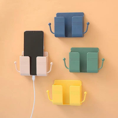 Upkaranwale Mobile Holder Storage Case Stand with Hole for Phone Charging 5 Pcs Multicolor Hook 5(Pack of 5)