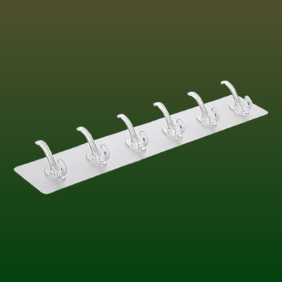 Phytron Set of 6 Self Stick Multi Use Wall Sticker Hook 12(Pack of 2)