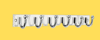 rashi Round Hook hanger 101 Hook Rail 6(Pack of 1)