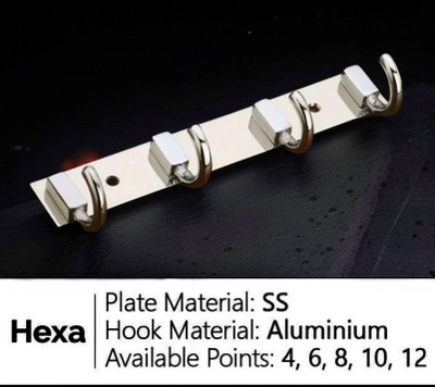 CHARAN HEXAHANG Hook Rail 6(Pack of 1)