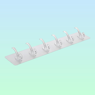 VAE Universal 6-pack Self adhesive Hook Sticker Roll - Reusable Hook 12(Pack of 2)