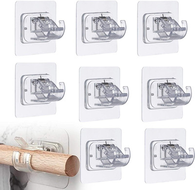 Mirramor Glossy Shower Rod Hook(White)