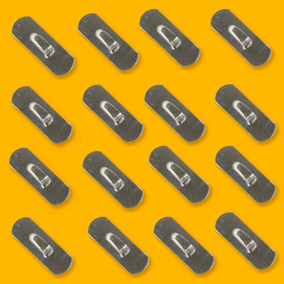 Gift Corner Self-Adhesive SS Waterproof Heavy Duty Wall Hooks 1 set-4 pcs (4 set) Hook 16(Pack of 16)