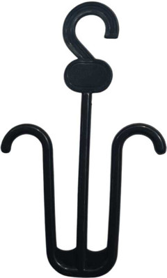 AJ Lite Shoe ,Slipper, Chappal Stand Hanger W - Shape Black Hanger Hook 50(Pack of 1)