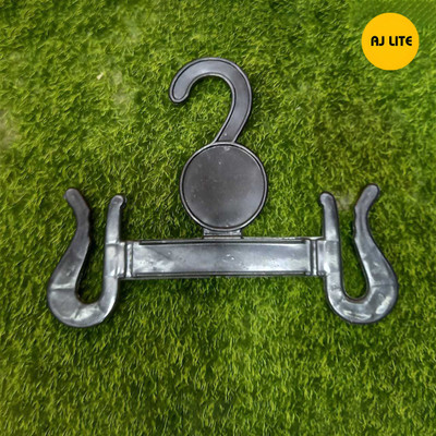 AJ Lite Shoe ,Slipper, Chappal Stand Hanger T - Shape Black Hanger Hook 25(Pack of 25)