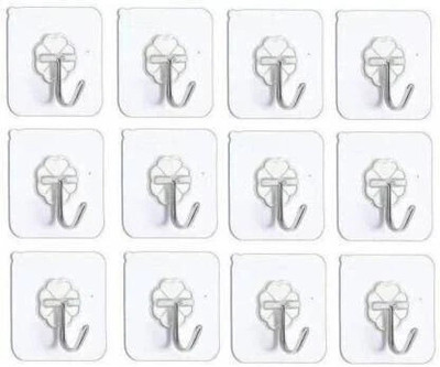 VRDH (Pack of 10) New ABS Hook Towel Hanger for Kitchen/Bathroom/Utensil PINX20.289 Hook 10(Pack of 1)