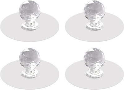 SVULINT 4 PCS Wall Hooks for Hanging Strong,Adhesive Hooks Hook 4(Pack of 4)
