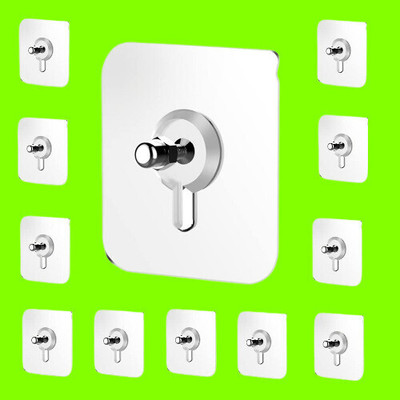 SJK (PACK OF 10)Multipurpose use bathroom and kitchen storage hook Hook 10(Pack of 1)