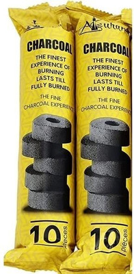 Puff Smart Alsuhana magic 2 Sticks | 20 Coals | Hookah Charcoals(Pack of 2)