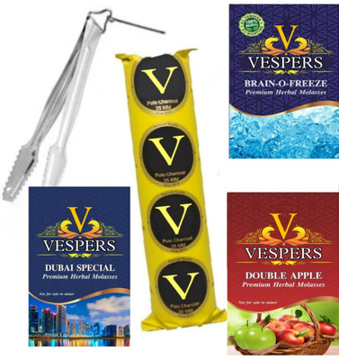 Vespers Hookah Charcoal Circular Coil Hookah Charcoals(Pack of 5)
