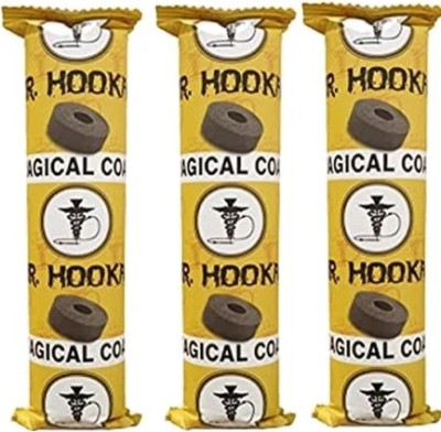 SMOCK STRECH Pack of 3 Hookah Charcoal With Hole Hookah Charcoals(Pack of 3)