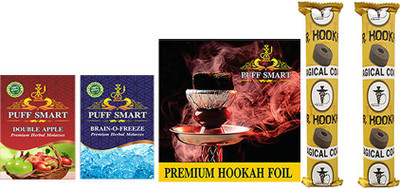 Puff Smart Hookah Charcoals(Pack of 5)