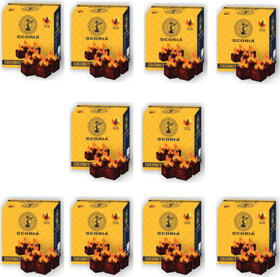 SCORIA Hookah Charcoals(Pack of 10)