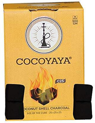 Puff Smart Coconut Charcoal - 500g 36 cube ( Pack Of 1 ) Hookah Charcoals(Pack of 1)