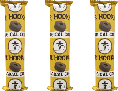 SCORIA Hookah Charcoals(Pack of 3)