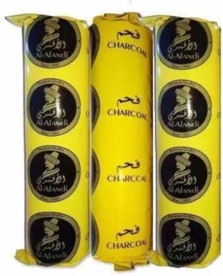 QUIRKMARKET AL AFANDI HOOKAH CHARCOAL PACK OF 3 ROLL 30 DISC Hookah Charcoals(Pack of 3)