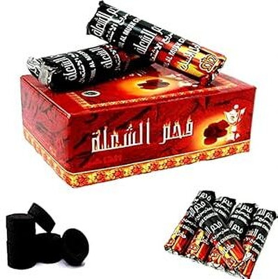 ask vark wala Hookah Charcoals (Pack of 10 Rolls) 100 disc Hookah Charcoals(Pack of 100)