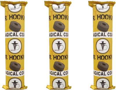 SCORIA Hookah Charcoals(Pack of 3)