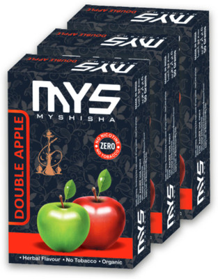 MYSHISHA Premium Quality Herbal Double Apple Hookah Flavor(150 g, Pack of 3)