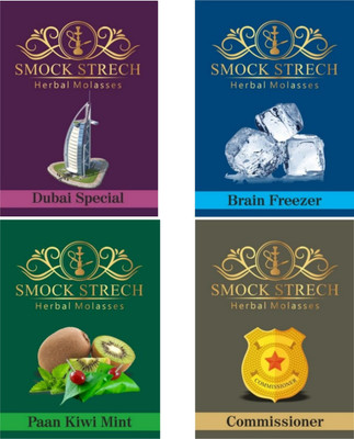 SMOCK STRECH Grape Mint Grape Mint Hookah Flavor(120 g, Pack of 4) deal from flipkart