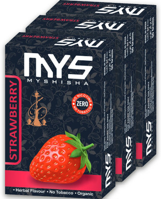 MYSHISHA Premium Quality Hookah Strawberry Hookah Flavor(150 g, Pack of 3) deal from flipkart