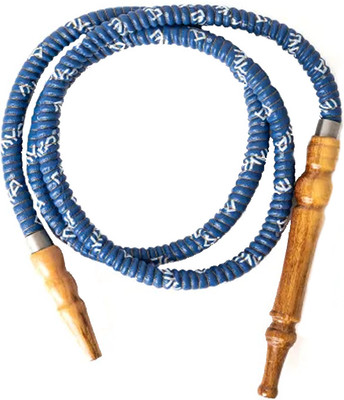 Puff Smart Wooden Blue Hookah Hose 1 m(Pack of 1)