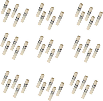Puff Smart Filter Reduce Tar Pipes Super Cleaning Reusable Plastic Outside Fitting Hookah Mouth Tip(White, Pack of 45)
